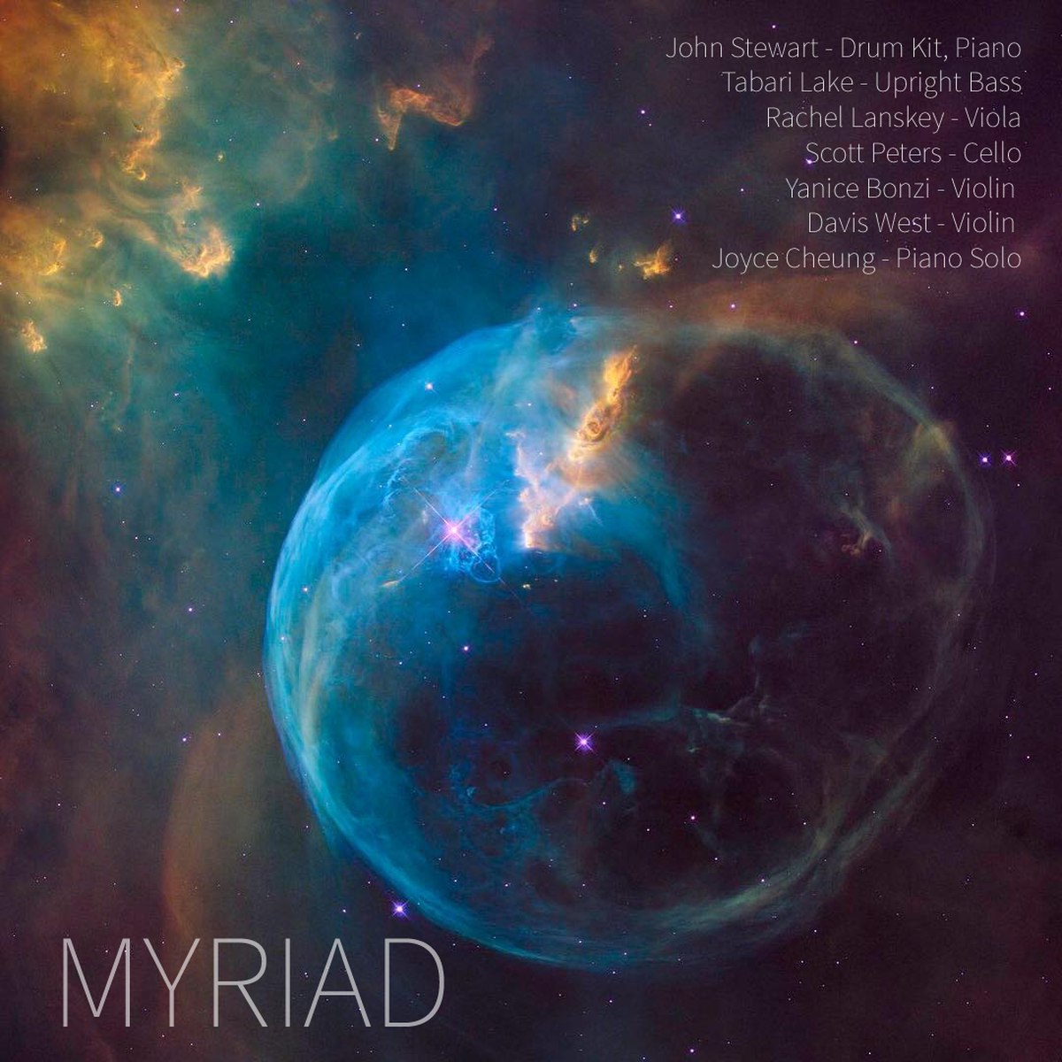 Infinity album booklet artwork, Myriad